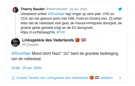 SP-leider groningen noemt Eva Vlaardingerbroek een nazi